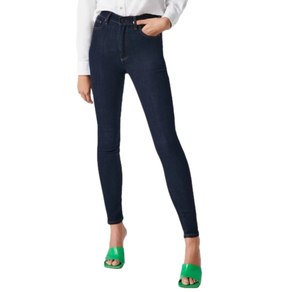 Aritzia Denim Forum The Lola High Rise Skinny 30L Size 26 - Picture 1 of 12